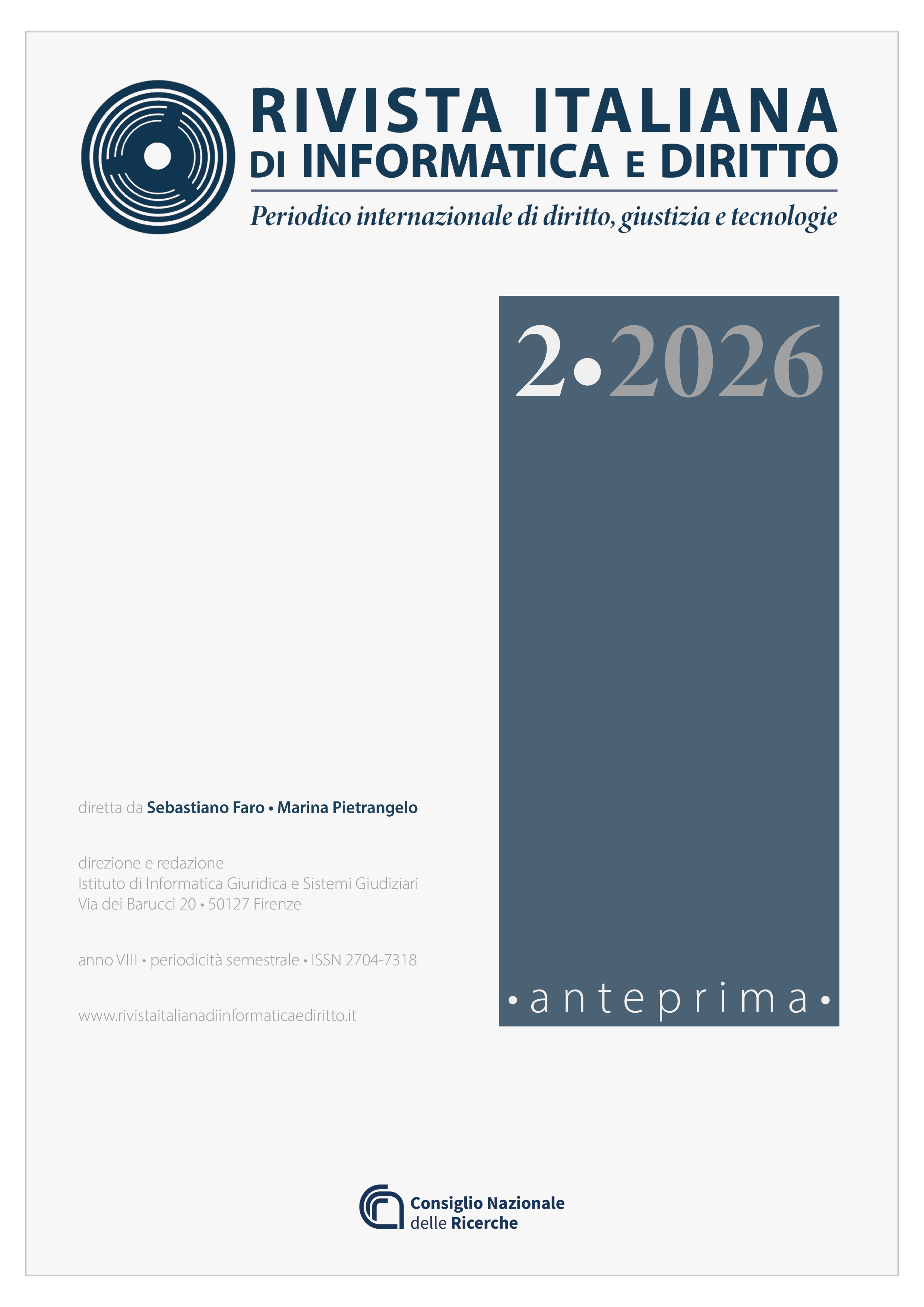 					Visualizza Anno 8 , fascicolo  2 (2026)
				